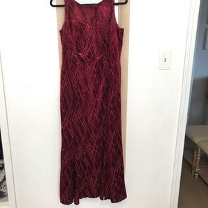 💫Formal red velvet dress